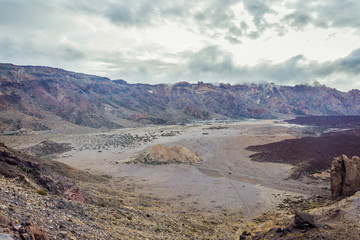 Volcanic landscape around Teide, Tenerife