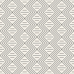 Vector seamless pattern. Modern stylish abstract texture. Repeating geometric tiles..