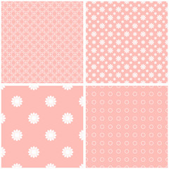 Different baby seamless patterns.