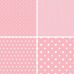 Vector set of geometric ornamental patterns