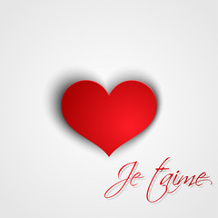 Je t'aime hearts
