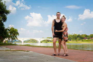 Tourist couple in Kuala Kangsar
