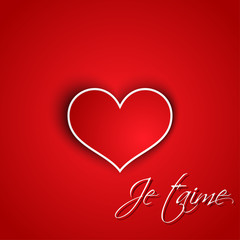 Je t'aime hearts