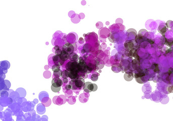 Purple Magenta Black Splatter