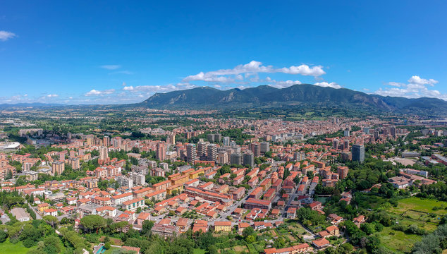 Panorama Terni, Umbria, Italy. Drone HDR photo