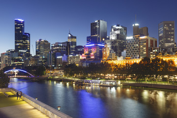 Fototapeta na wymiar Melbourne City in Australia