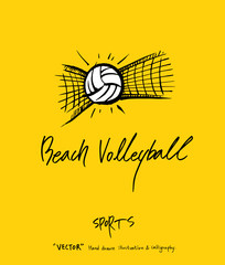 스포츠 포스터 / 손으로 그린 스포츠 그림