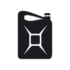 Vector illustration icon of canister of gasoline