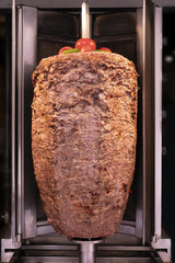 Grilled meat for doner kebab