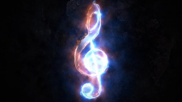 Treble clef. The concept of sound. 30.