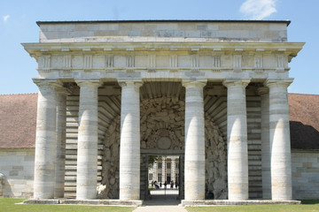 Saline Royale in Arc et Senans. Historic building made by Claude-Nicolas Ledoux architect