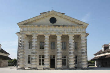 Fototapeta na wymiar Saline Royale in Arc et Senans. Historic building made by Claude-Nicolas Ledoux architect