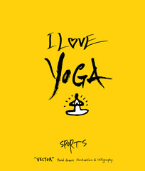 스포츠 포스터 / 손으로 그린 스포츠 그림