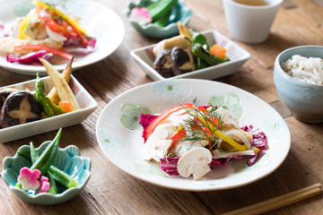 タラの夏野菜マリネ