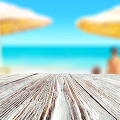 table background and beach landscape 