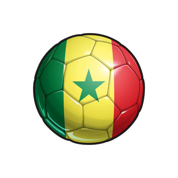 Senegalese Flag Football - Soccer Ball