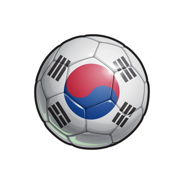 South Korean Flag Football - Soccer Ball