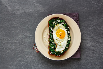 Morning breakfast sandwich