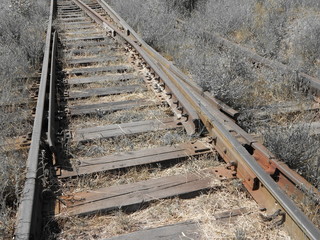 Railway rails. Switch and frog - arrangement of a switch and frog for diverting rolling stock from...