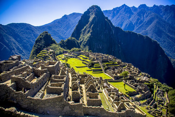 Machu Picchu, santuario histórico peruano desde 1981 y sitio del patrimonio mundial de la UNESCO...