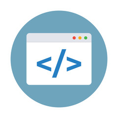 Browser Coding Icon 