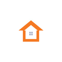 Real estate house logo icon design template