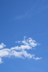 Fototapeta premium Blauer Himmel und Wolken