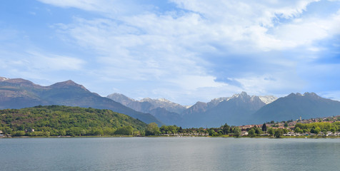 holidays in Italy - a view of the most  beautiful lake in Italy, Lago di Como 
