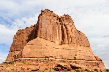 Fototapeta premium Delicate rock formations in Arches National Park, USA