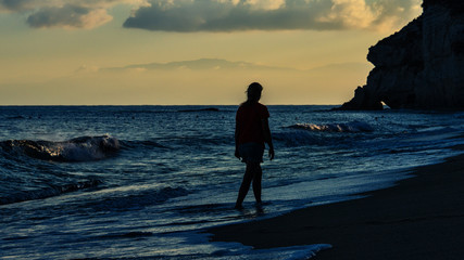 Impressionen aus Tropea - Morgenspaziergang  am Strand