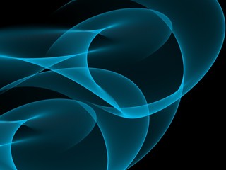      Abstract Soft Color Blue Wave Background 