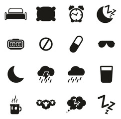 Sleep Or Sleeping Icons