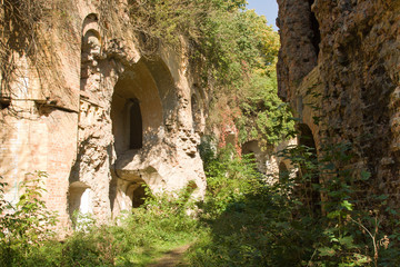 Ruins of Tarakanivskiy Fort (Fort Dubno, Dubno New Castle) - fortification, architectural monument of 19th century