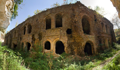 Ruins of Tarakanivskiy Fort (Fort Dubno, Dubno New Castle) - fortification, architectural monument...