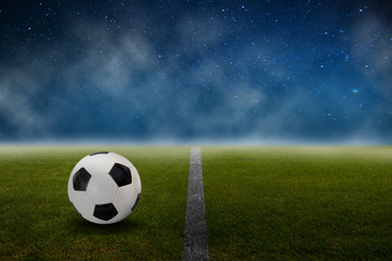 Fototapeta premium Fußball in Stadion