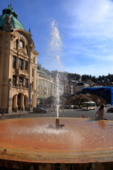 Beautiful Spa Town Karlovy Vary (Karlsbad/Carlsbad) in Bohemia (Czech Republic)