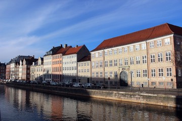 Obraz premium Nybrogade, Copenhagen, Denmark.