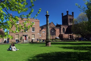 Foto op Canvas Chester Cathedral and Abbey Square. © Calum Smith
