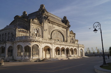 Fototapeta premium Casino historic building, symbol of the Constanta city, Romania 