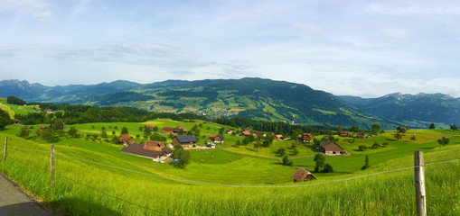 Naklejka premium Panorama Berglandschaft