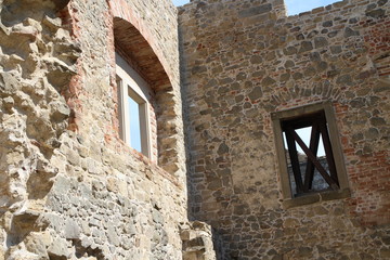 Ruins of Cimburk castle near Kromeriz, Czech republic