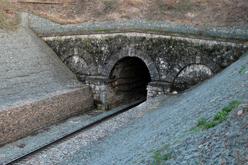 Entrance to the old railway tunnel