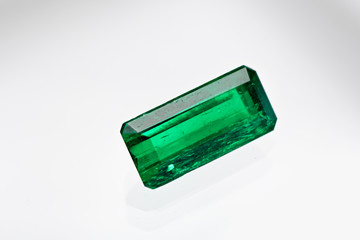 square emerald and gemstone with jade 