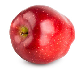 Red apple isolated