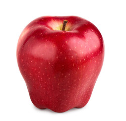 Red apple isolated on white