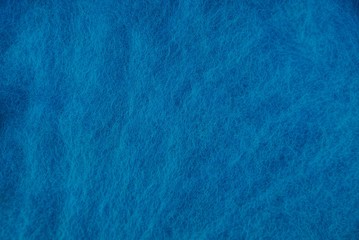 blue cloth texture of a piece of wool