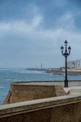 Granada, Spain; March 10, 2018: Cadiz on a winter day