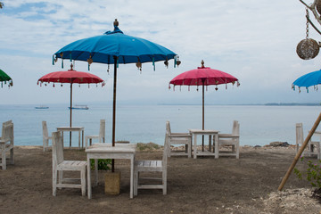 Sombrilla en la playa