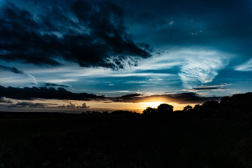 Obraz premium Dramatic brooding skies