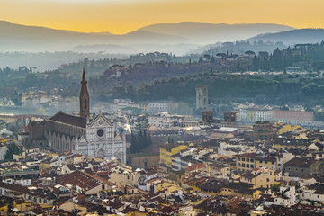 Aerial View Florence, Italy